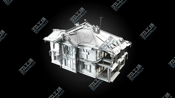 images/goods_img/20210312/Abandoned Cottage A 3D model/4.jpg